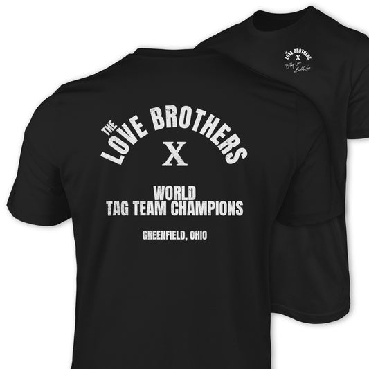The Love Brothers Tag Team Champions T-shirt product