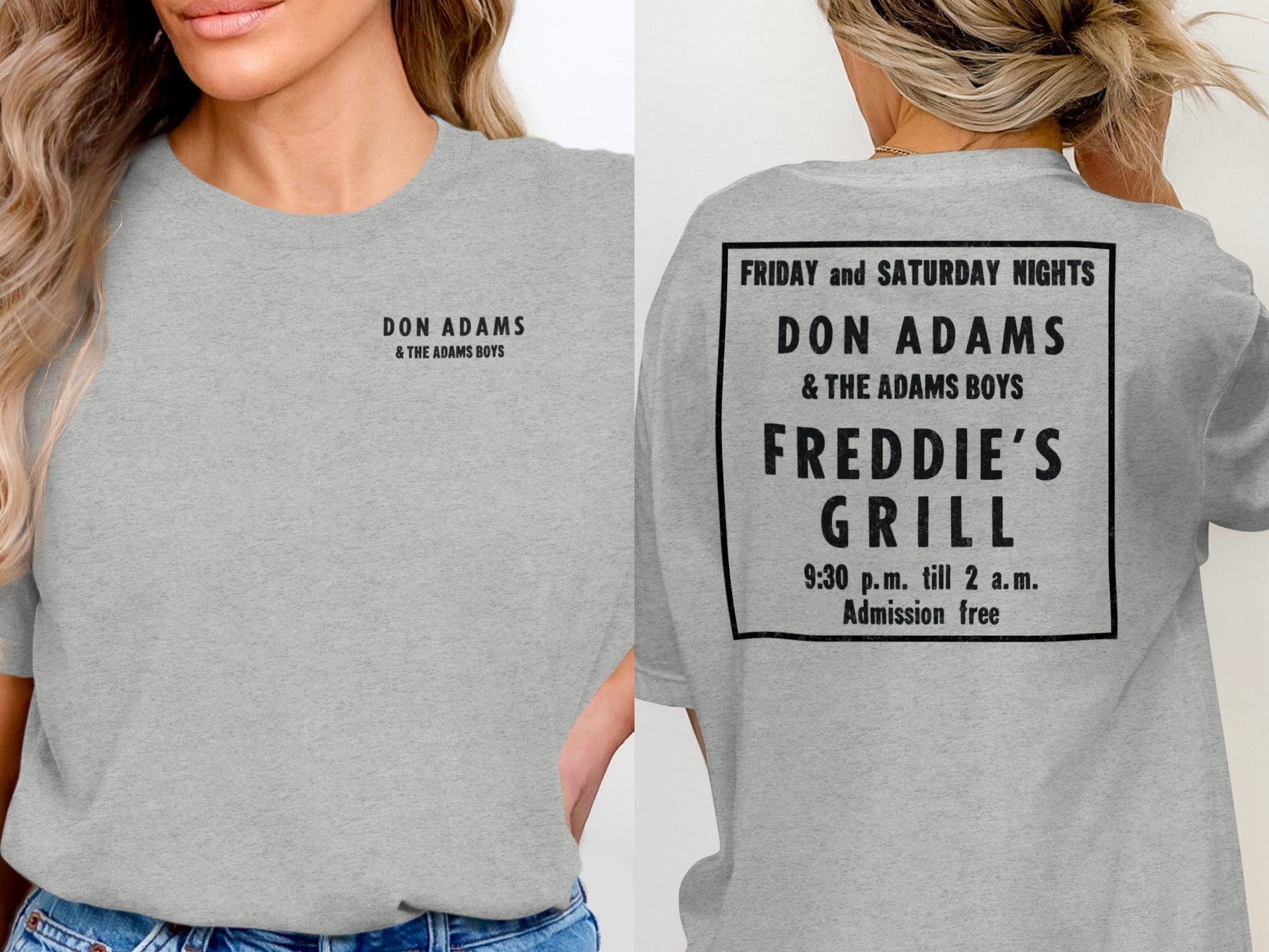 Don Adams and The Adams Boys Advertisement T-shirt product