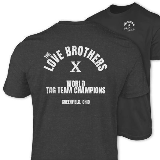 The Love Brothers Tag Team Champions T-shirt product