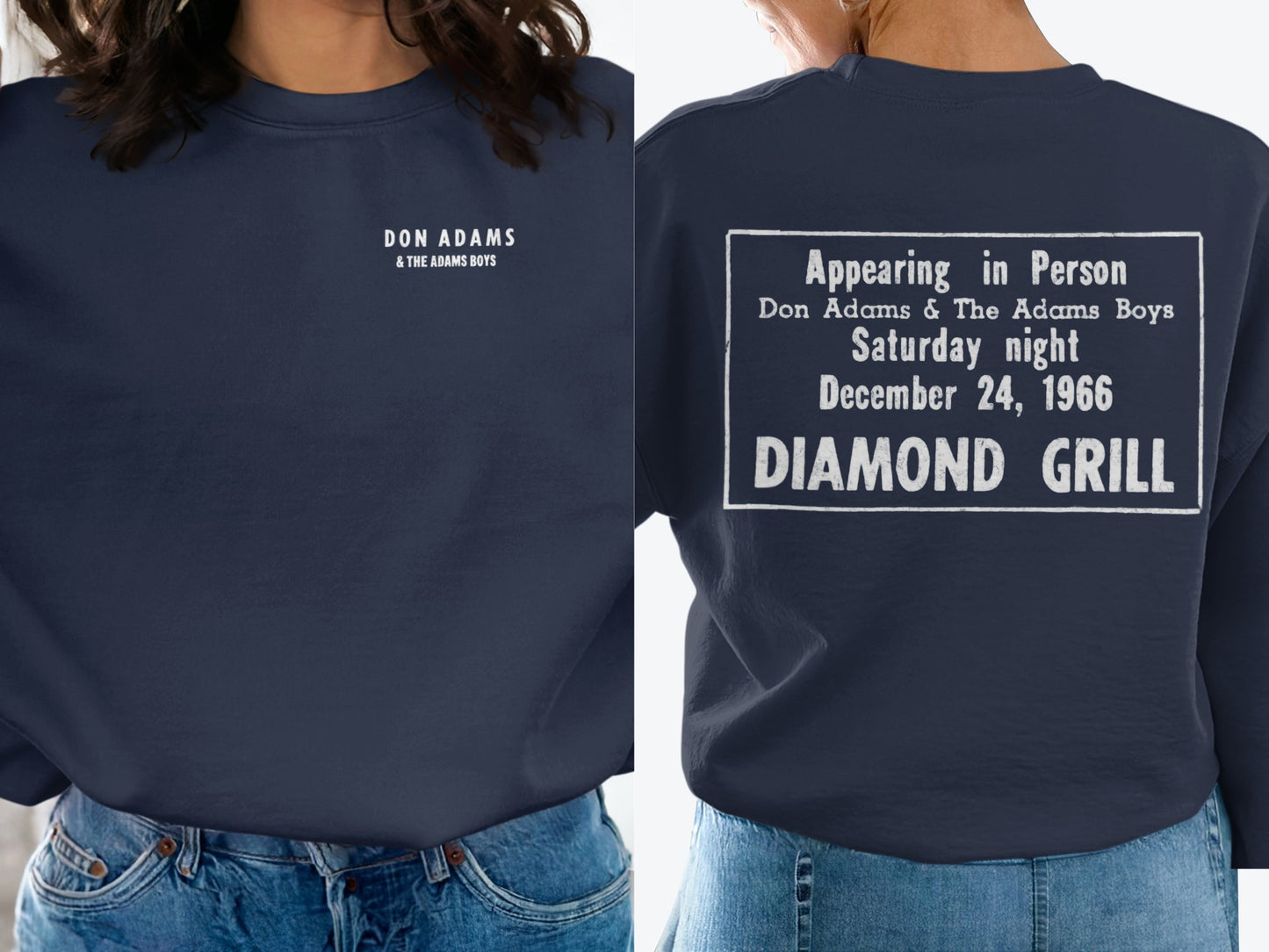 Vintage Concert Advertisement Long Sleeve Shirt