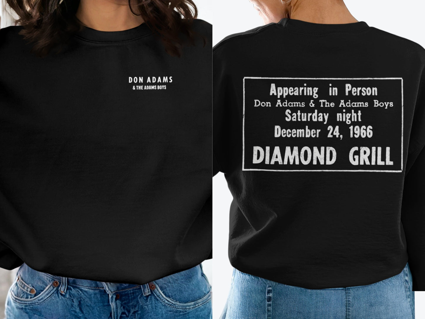 Don Adams & The Adams Boys Appearing in Person Sweatshirt