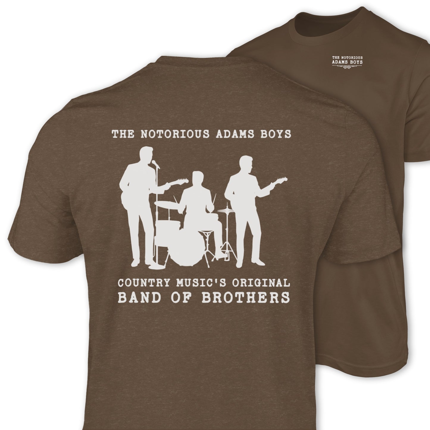 The Notorious Adams Boys Band of Brothers t-shirt